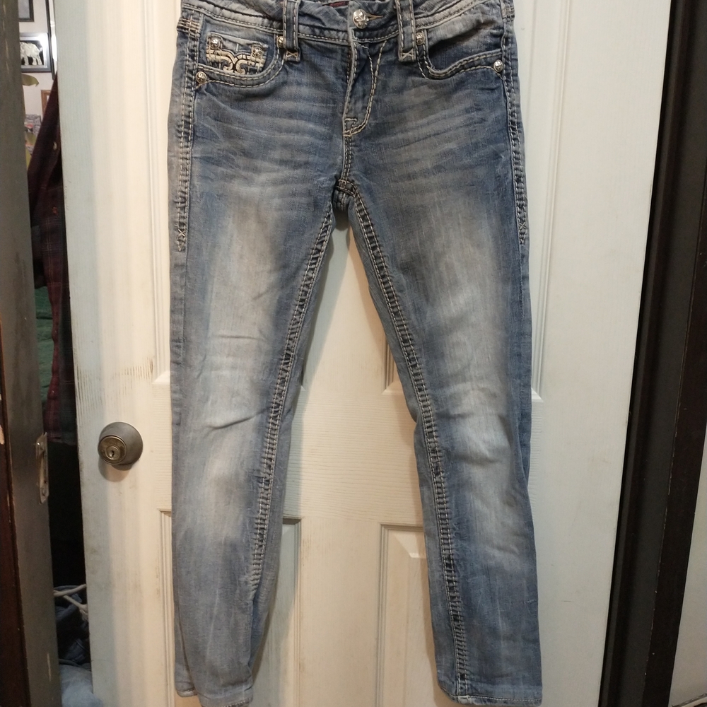Women's Rock Revival Blue Jeans 26